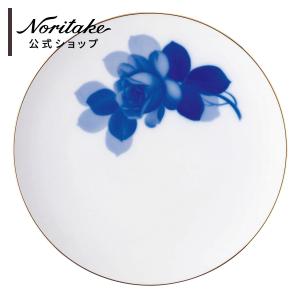 大倉陶園 ブルーローズ(8211) 28cm耳付きプレート ( ギフトボックス