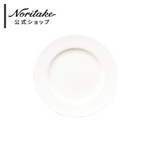 ノリタケ アークティック ホワイト 18cmプレート ( 電子レンジ対応 食