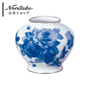 大倉陶園 金蝕バラ 23cm花生 ( ギフトボックス入り 花瓶 フラワー