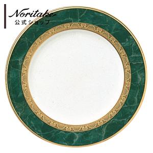 ノリタケ ホワイトパレス 27.5cmプレート ( ディナー皿 白 ゴールド