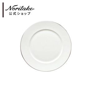 ノリタケ ホワイトパレス 27.5cmプレート ( ディナー皿 白 ゴールド