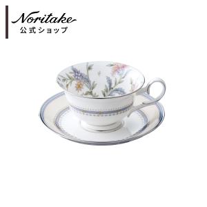 ノリタケ ジャルダン フルーリ カップ＆ソーサー ( ギフトボックス入り ティーカップ コーヒーカップ 青 ティーカップ おしゃれ ブランド｜ノリタケ公式ショップYahoo!ショッピング店
