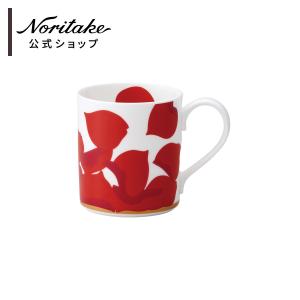 ノリタケ ローザロッサ マグカップペア ( ギフトボックス入り 赤