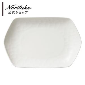 ノリタケ Noritake シェール ブラン 23cm スクエアプレート