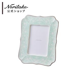 ノリタケ (メゾンコレクション) ホワイトレース フォトフレーム