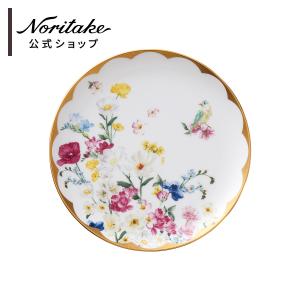 ノリタケ 花更紗 16cmプレート ( ケーキ皿 取り皿 おしゃれ ブランド