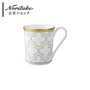ノリタケ トレフォリオゴールド&プラチナ モーニングペア(色変り