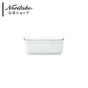 ノリタケ シェール ブラン 27cm長角皿 ( 電子レンジ対応 食洗機対応