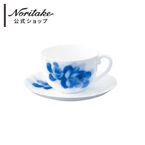大倉陶園 ブルーローズ(8011) コーヒー碗皿(手描き) ( ギフトボックス