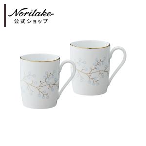 ノリタケ ホワイトベル 21.5cmプレートペア ( 電子レンジ対応 ギフト