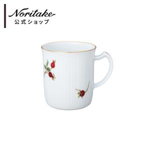 大倉陶園 バラの実 ティー・コーヒー碗皿 ( ギフトボックス入り