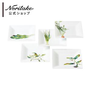 ノリタケ(Noritake) 京香旬彩 14cmボウルセット(5個)(絵変り) (F5306L
