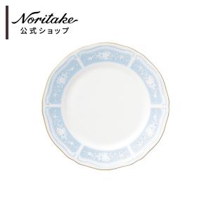 ノリタケ レースウッドゴールド 18cmプレート(ピンク) ( デザート皿