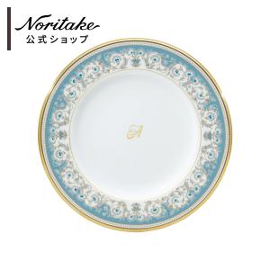 ノリタケ アルマンド 27.5cmプレート ( ディナー皿 青 おしゃれ
