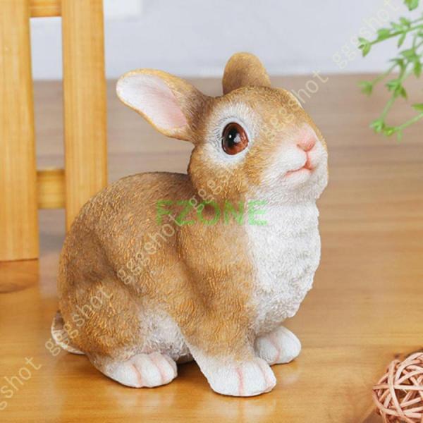 兎グッズ インテリア雑貨 ウサギ置物 ウサギオブジェ 置き物 子うさぎ 樹脂材質 おきもの 北欧 高...