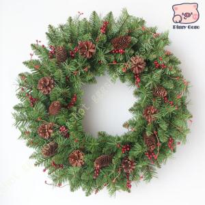 クリスマスリース ナチュラル 北欧風 大人シンプル 松ぼっくり フラワーリース おしゃれ 素敵 玄関ドア リース 壁掛け 壁飾り クリスマス リース 手作り