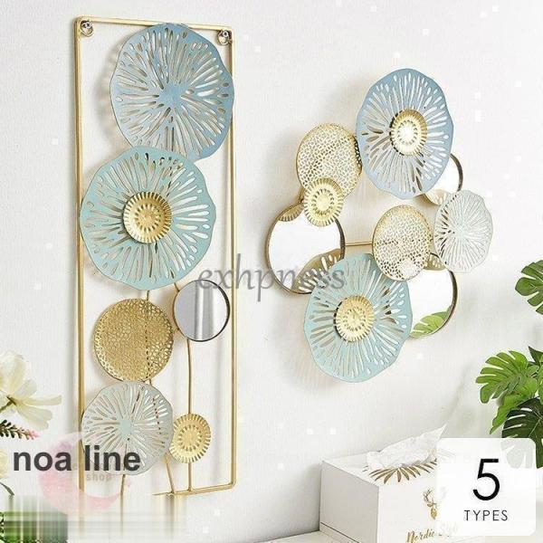 インテリア 壁掛け 壁絵 花 ミラー 鏡 置物 装飾 パステル おしゃれ リビング 寝室 玄関 模様...