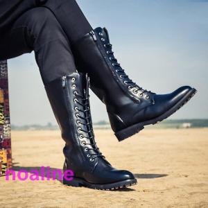 厚底 特攻ブーツ 斜めカット ライダーブーツ バイク バイクブーツ