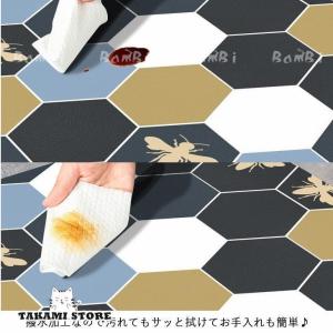 キッチンマット 拭ける キッチンラグ 北欧 ラ...の詳細画像2