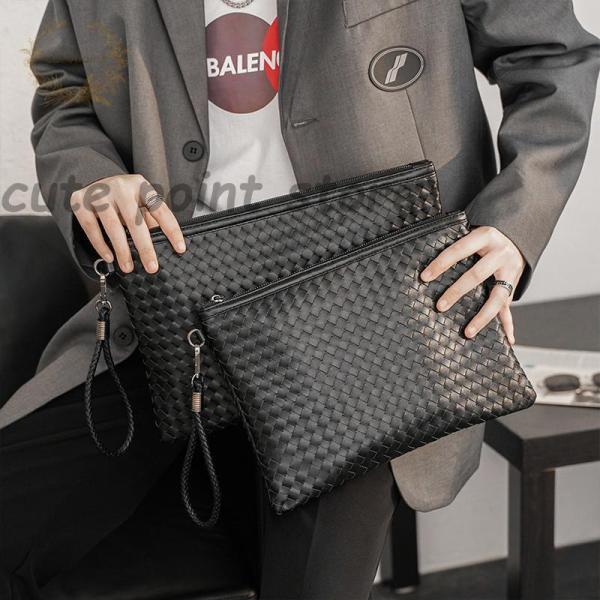 セカンドバッグ ハンドバッグ 手持ち  メンズ バッグ PU かばん 鞄 メンズバッグ カジュアル ...