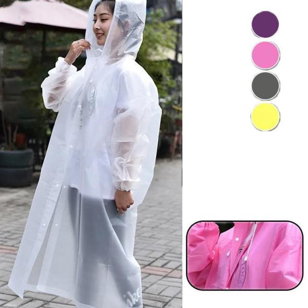 2枚/4枚/10枚　使い捨て型　レインコート レインポンチョ カッパ 雨合羽 レディース メンズ　雨...