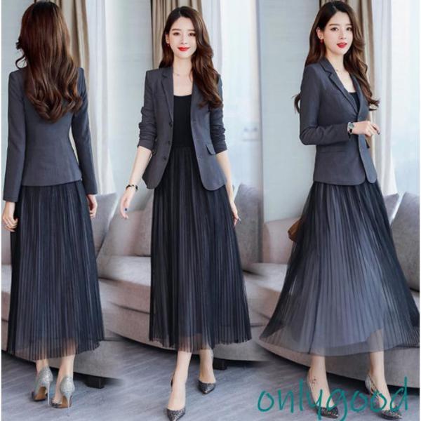 セットアップ レディース  スーツ コーデ カジュアル 女性用スーツ ママスーツ 結婚式 50代 4...