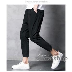 スキニーパンツ メンズ テーパードパンツ 長ズ...の詳細画像5