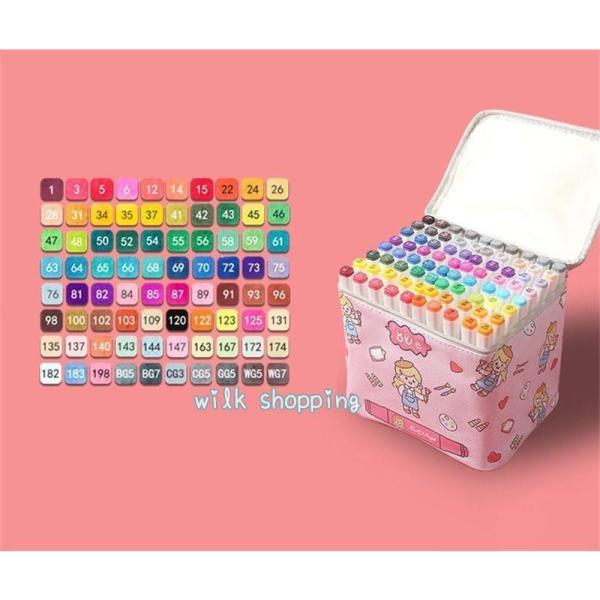 マーカーペン 80色 イラストマーカー コピックペン アルコールマーカー 子供 プレゼント 初心者 ...