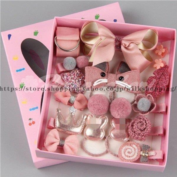 キッズアクセサリーセット キッズ 女の子 ヘアピン 花  ギフト ヘアバンド ベビー 髪飾り 子供 ...