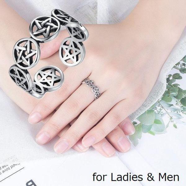 オープンリング 指輪 リング 男女兼用 ユニセックス レディース メンズ カップル アクセサリー フ...