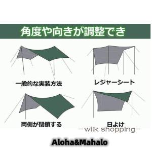 タープ レクタタープ タープテント 天幕シェー...の詳細画像4