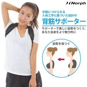 背筋 サポーター 猫背 補正 ベルト 姿勢 未...の詳細画像4
