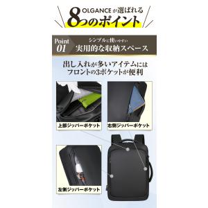 ビジネスバッグ メンズ ビジネス リュック リ...の詳細画像3