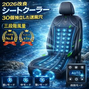 車 シートクーラー クールシート 車用 USB給電 三段階風量調節メモリー機能 自動機能 お尻から首元まで蒸れない アイスシルク素材 ハニカム構造 ドライブ