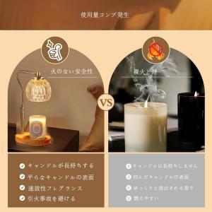 キャンドルウォーマー ランプ 高さ調節 調光 ...の詳細画像2