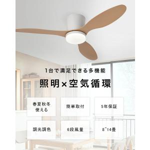 シーリングファン led シーリングファンライ...の詳細画像1
