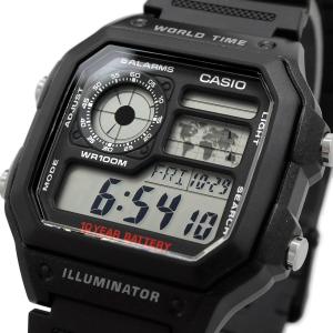 【父の日 ギフト】CASIO カシオ 腕時計 メンズ チープカシオ チプカシ 海外モデル ワールドタイム デジタル AE-1200WH-1AV