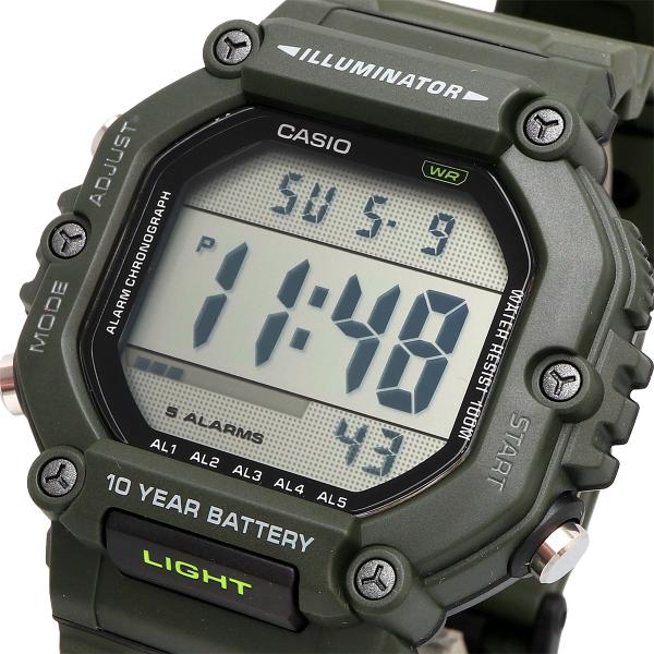 CASIO 腕時計 カシオ チプカシ スタンダード デジタル メンズ AE-1600HX-3AV ロ...