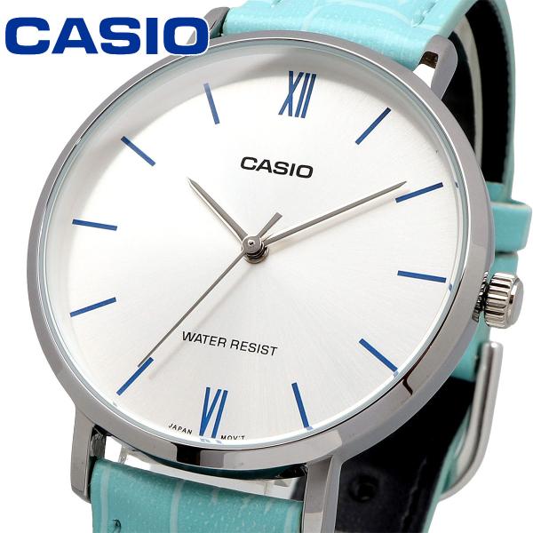 CASIO 腕時計 カシオ 時計 ウォッチ チープカシオ チプカシ シンプル パステルブルー 海外モ...