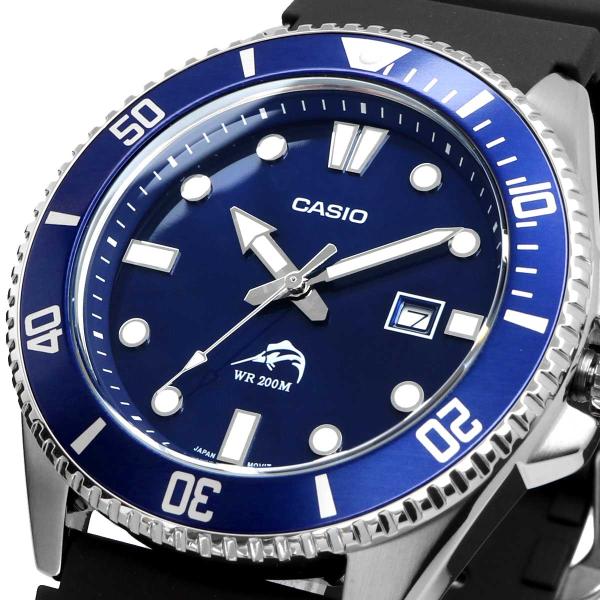 【父の日 ギフト】CASIO カシオ 腕時計  海外モデル クォーツ ダイバー 200M ウレタン ...