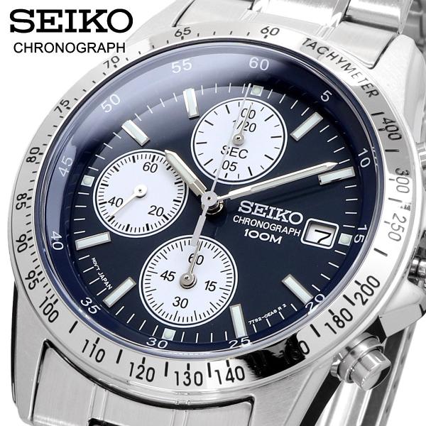SEIKO セイコー 腕時計 メンズ 国内正規 クォーツ クロノグラフ    SND365P