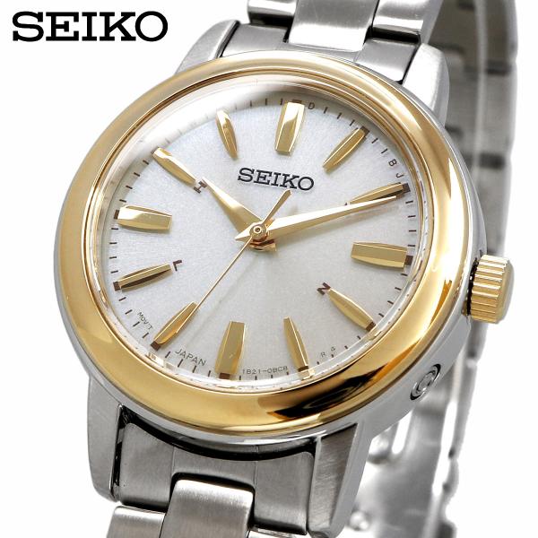 SEIKO セイコー 腕時計 レディース 電波時計 ソーラー SPIRIT スピリット 国内正規品 ...
