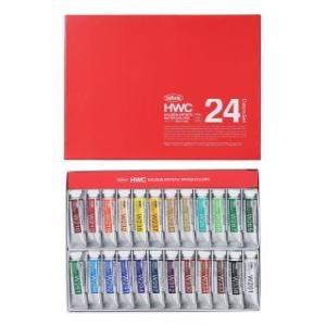 ホルベイン 透明水彩絵具 24色セット（5号チューブ15ml）｜north-village-visual