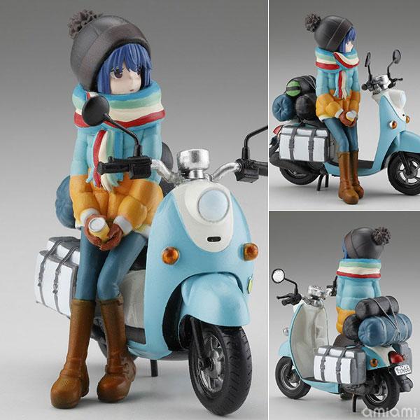 ARTPLA ゆるキャン△志摩リンとバイクセット 1/24 プラモデル[海洋堂]