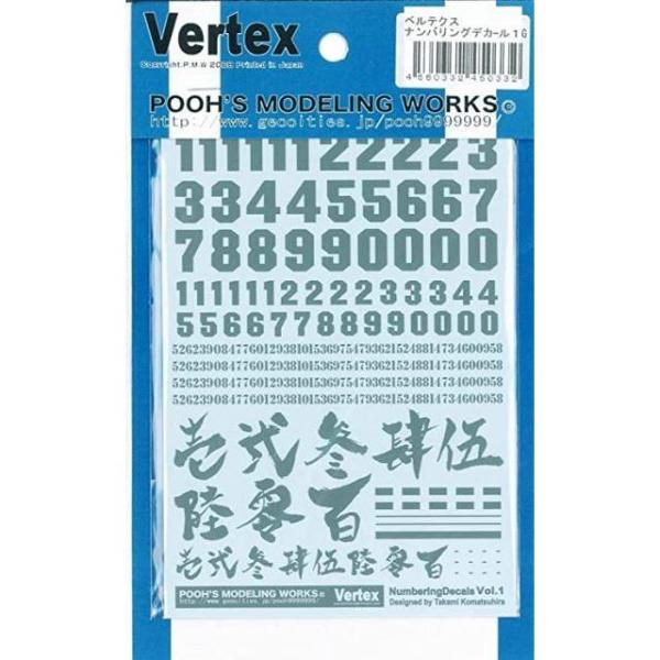 ガイアノーツ VNC-01G ナンバリングデカール1 グレー
