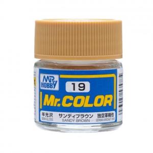 GSIクレオス Mr.カラー C19 サンディブラウン 半光沢｜north-work-store
