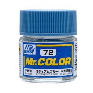 GSIクレオス Mr.カラー C72 ミディアムブルー 半光沢｜north-work-store