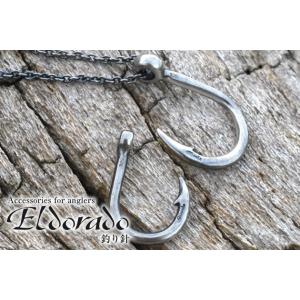 エルドラド　フック　ペンダントトップ Eldorado / 釣り針 シルバートップ Mサイズ : NorthCastヤフー店