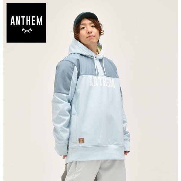 ANTHEM アンセム　SHOULDER PATCH HOODIE　SALVIA　2022-2023...