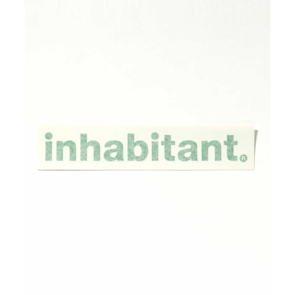 INHABITANT インハビタント ステッカー　logo sticker　文字ロゴ　スノーボード　...